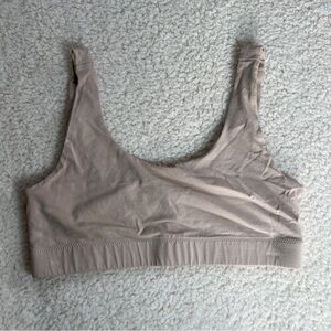 Pact Tan Bralette Organic Cotton Sz medium